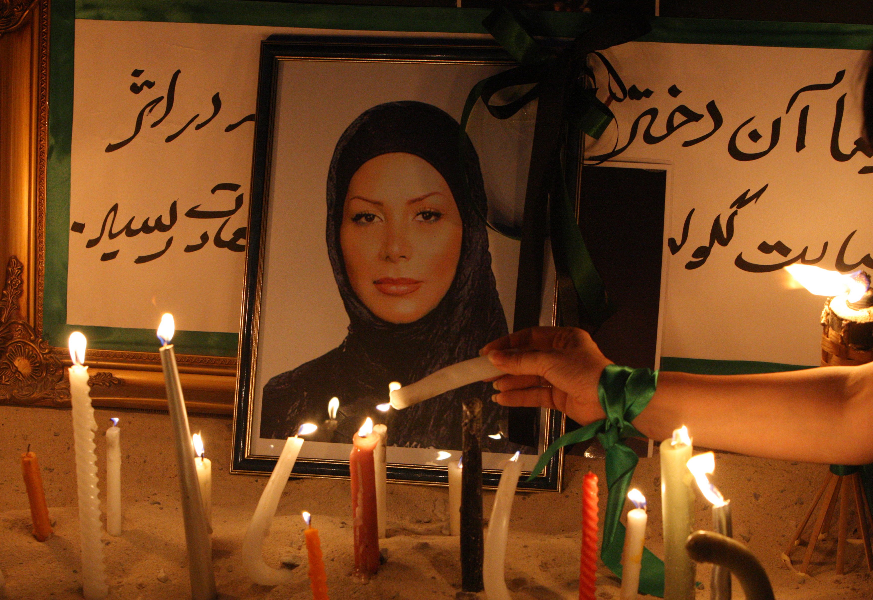 Dubai - Vigil for Neda Agha-Soltan who was killed during election protests in Iran