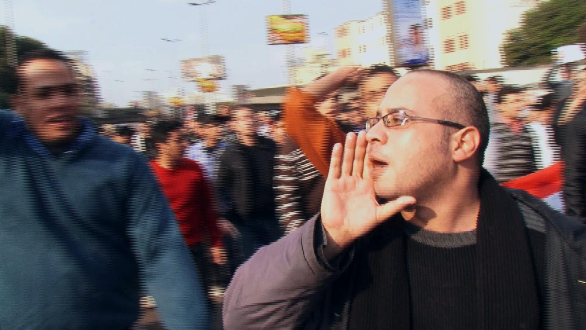 Revolution in Cairo: Maher in Crowd
