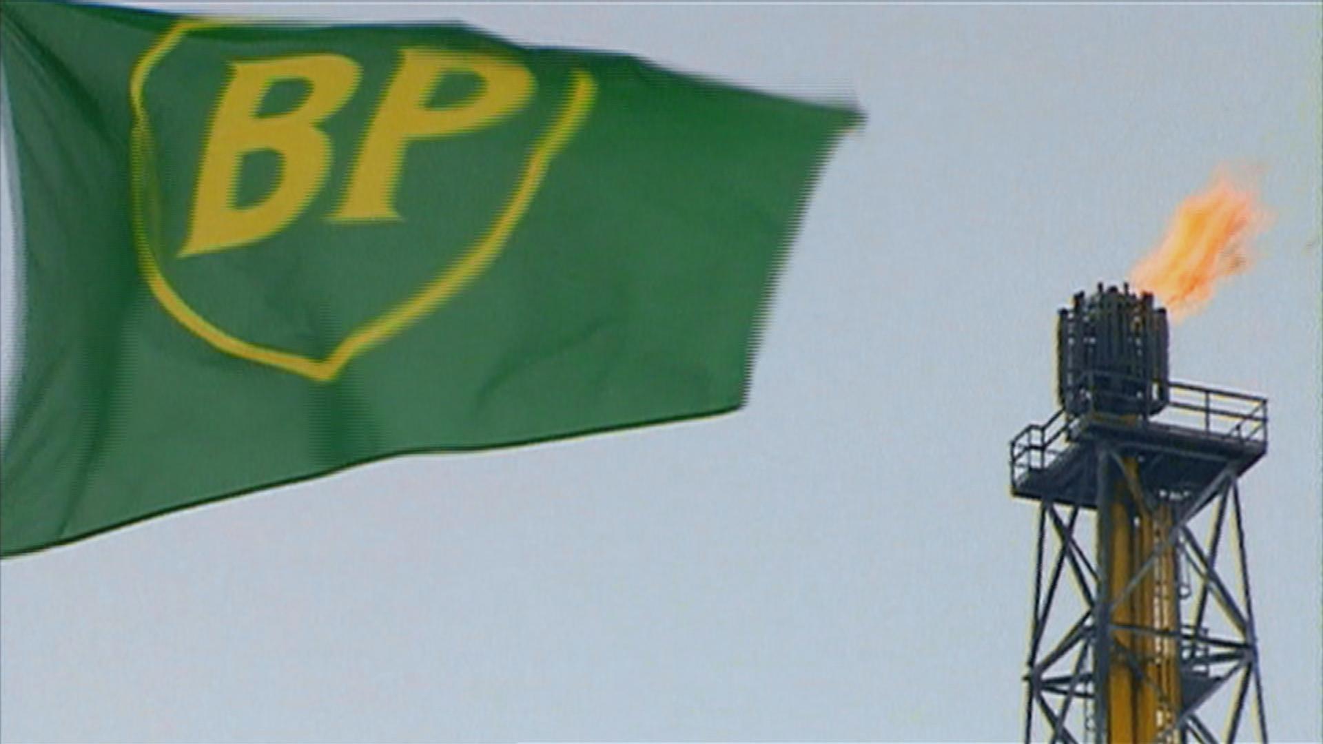 The Spill: BP Flag and Flame