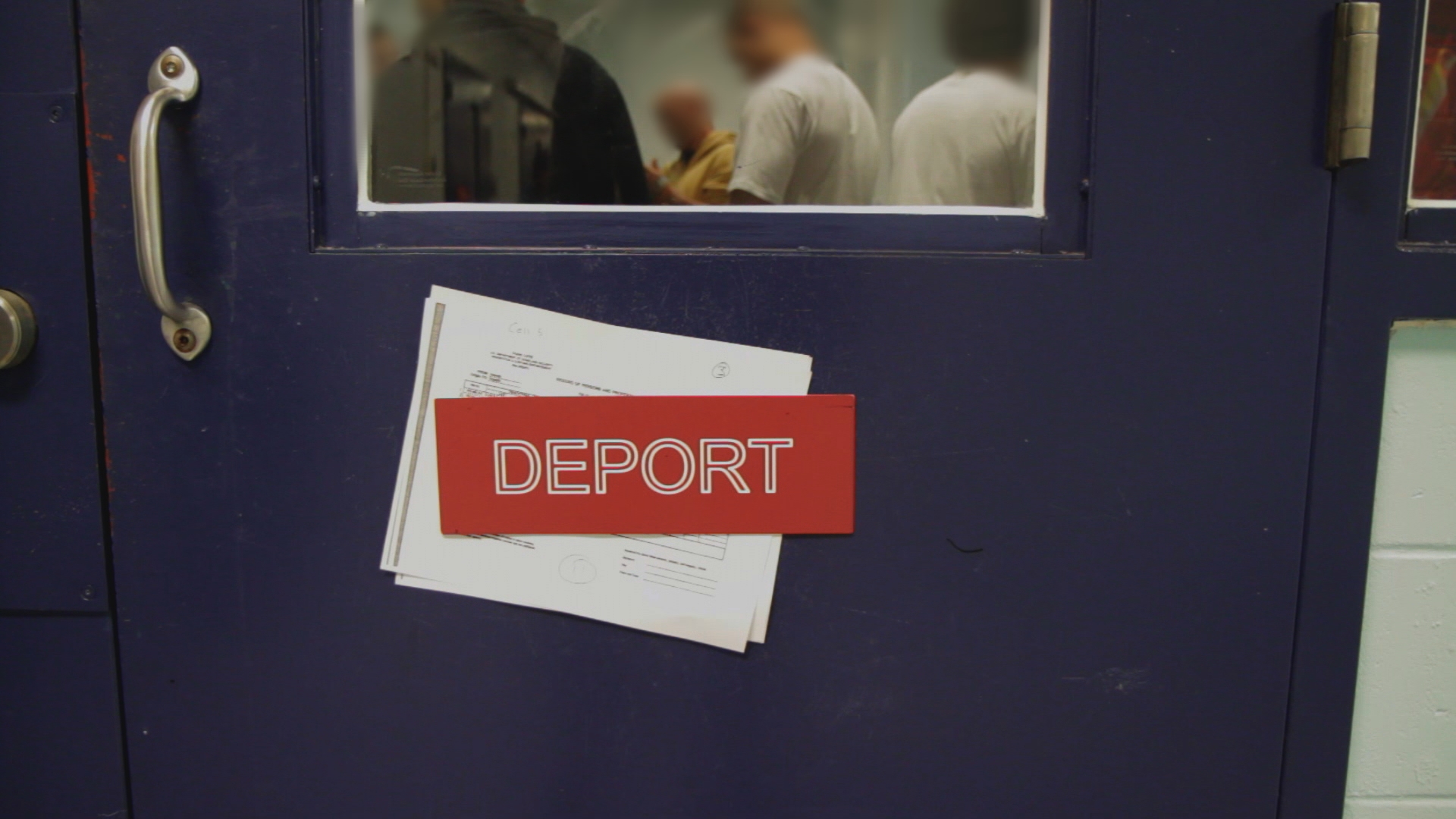 deport sign on door