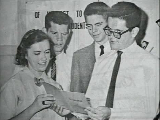year book photo of newt