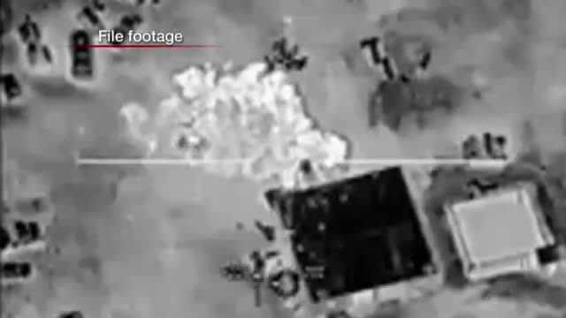 Drone explosion