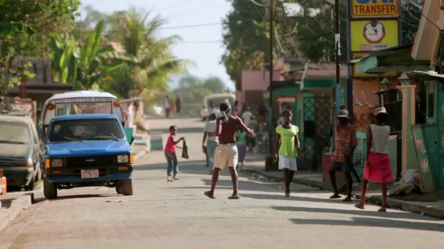 rural haiti street scene