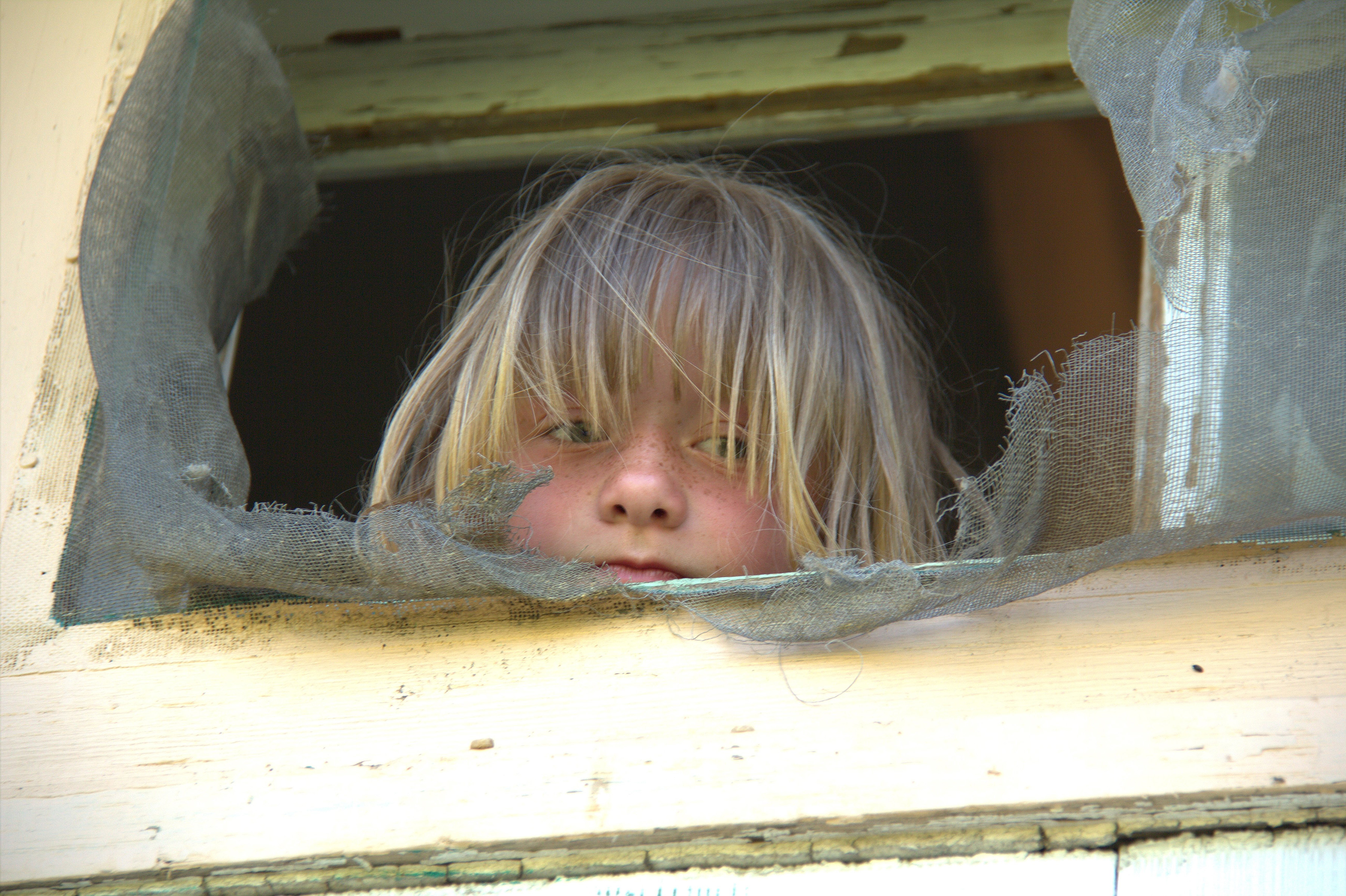 Girl in window