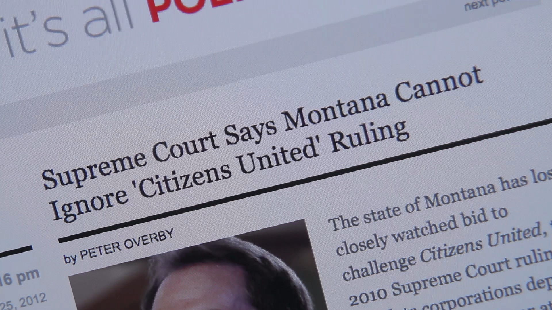 citizens united ruling