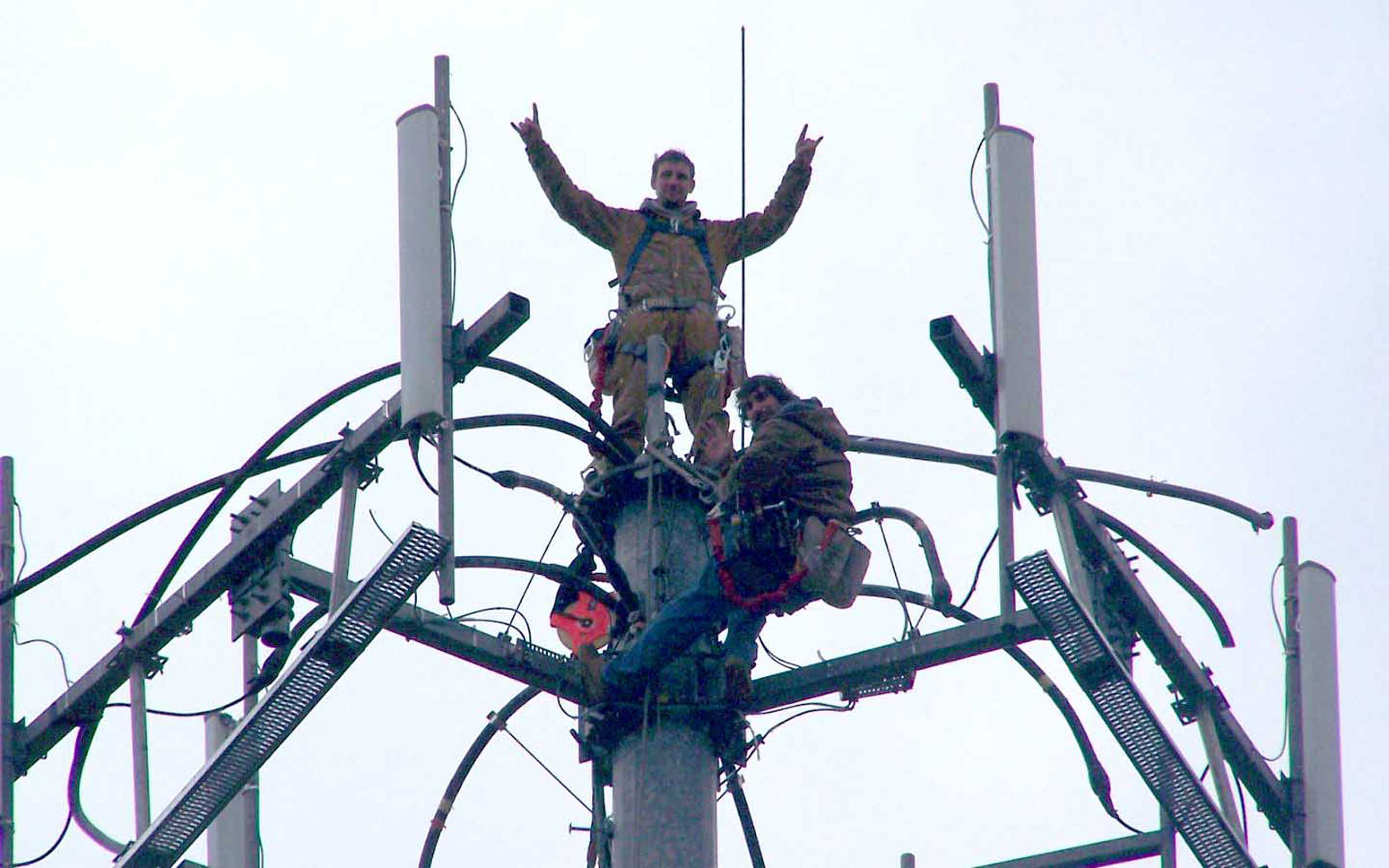 cell towers press photo