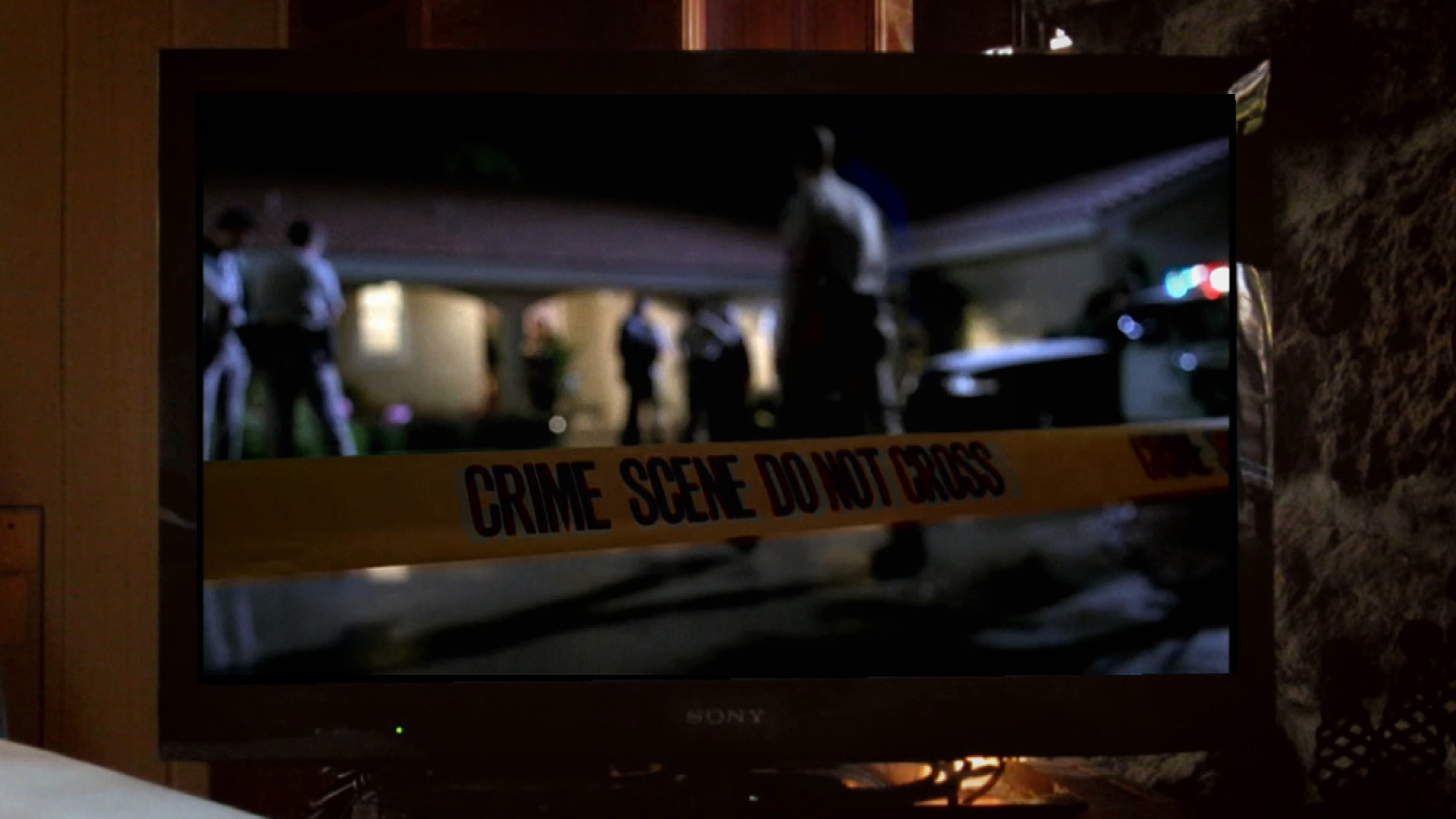 simulated tv shot