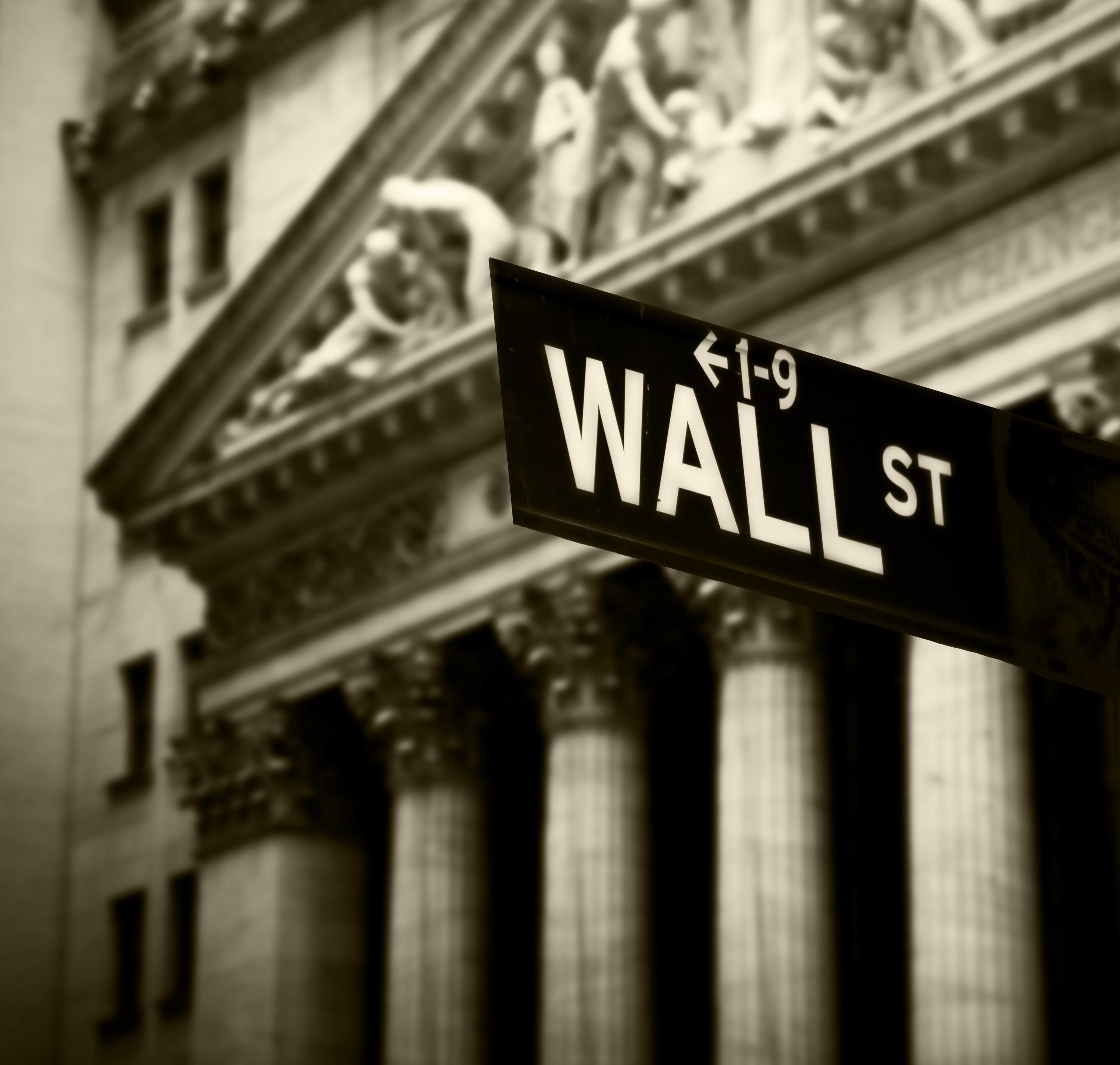 wall st sign