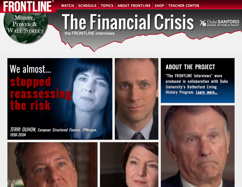 screenshot oral history