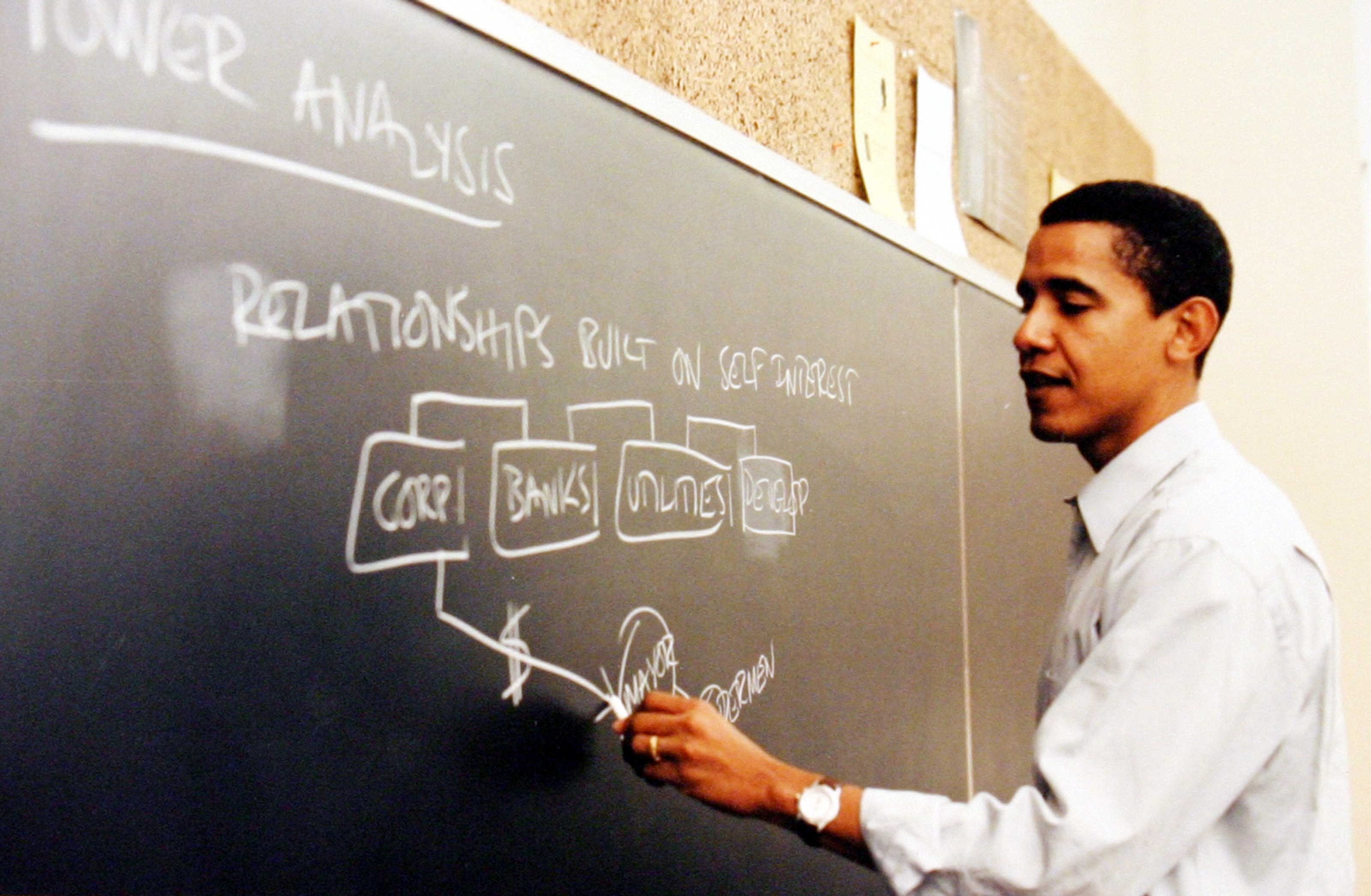 Obama teaching constitutional law