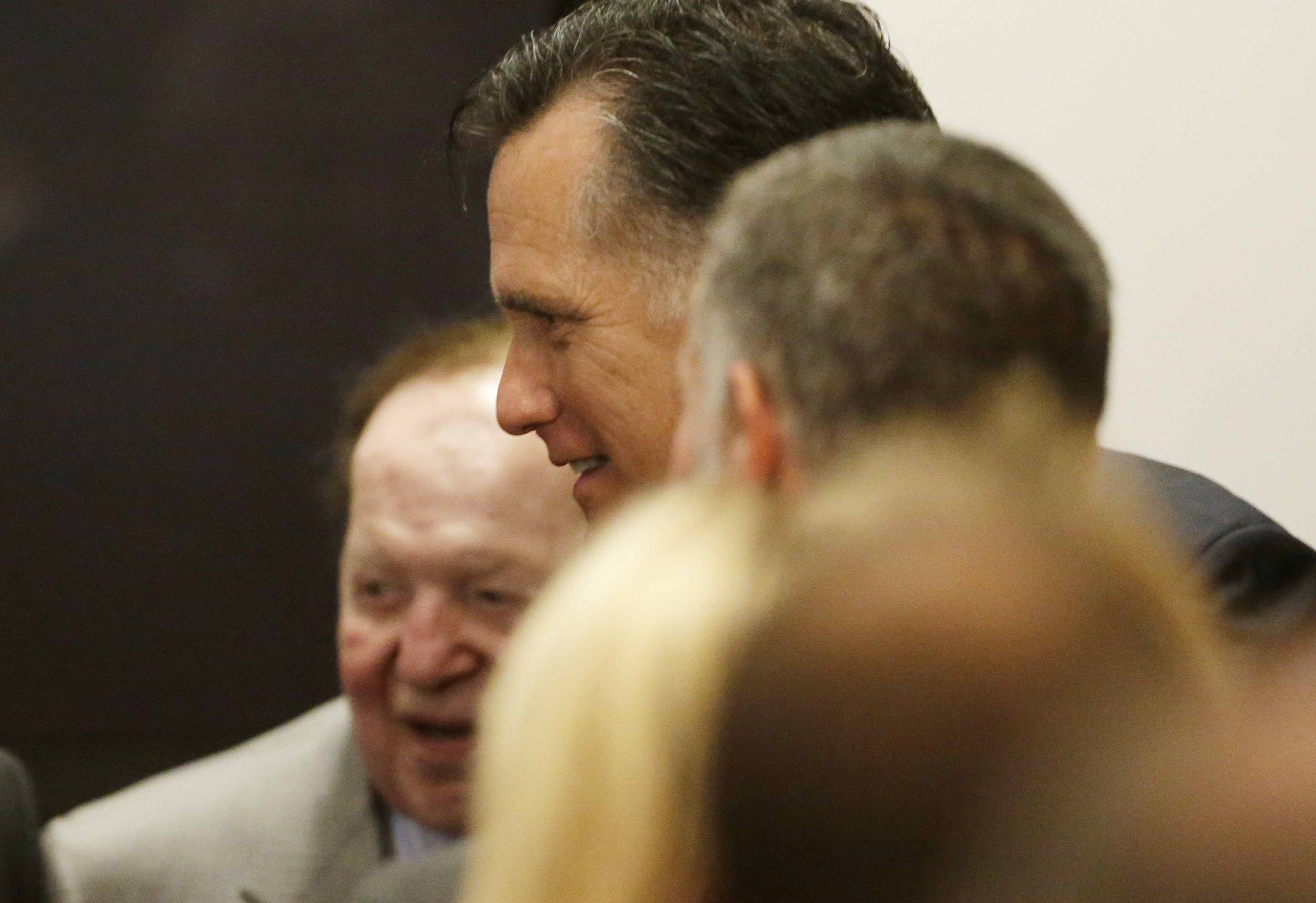 Sheldon Adelson & Mitt Romney