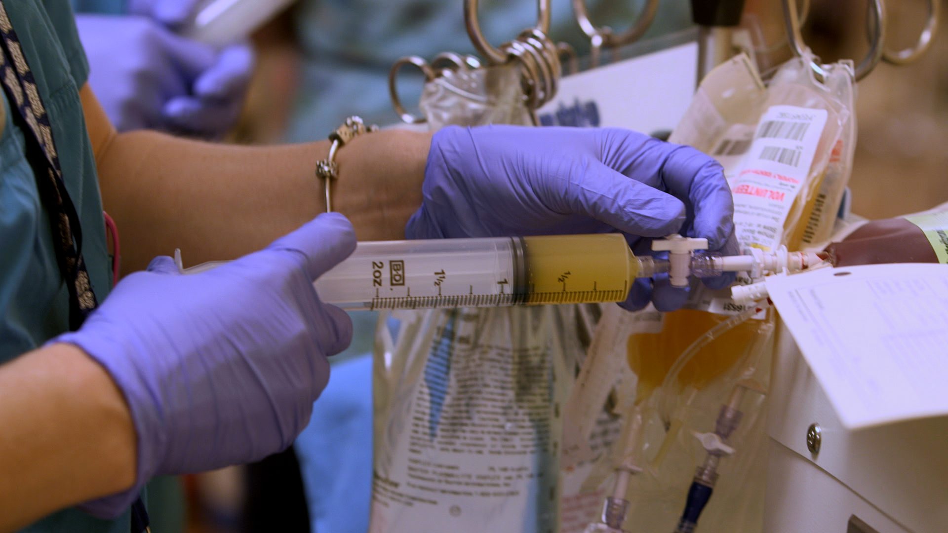 enormous syringe