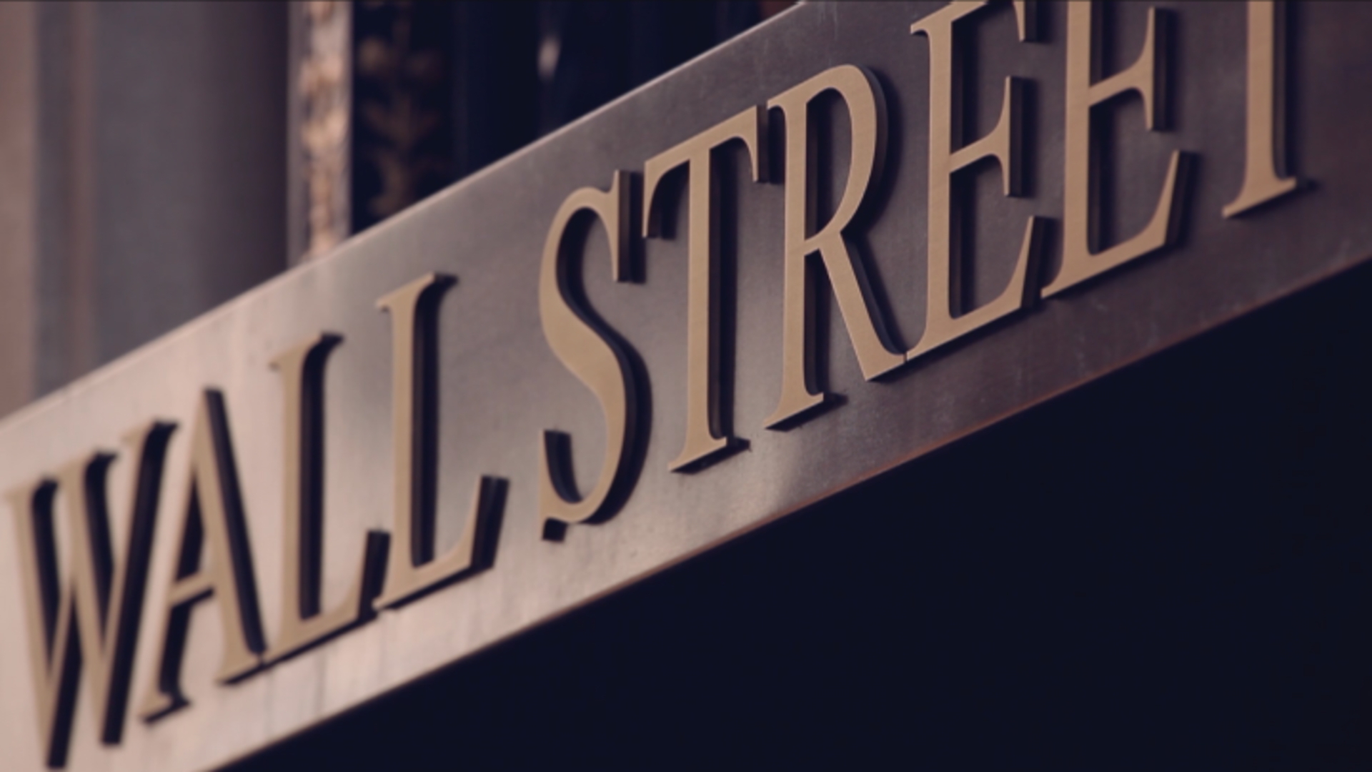 wall street sign