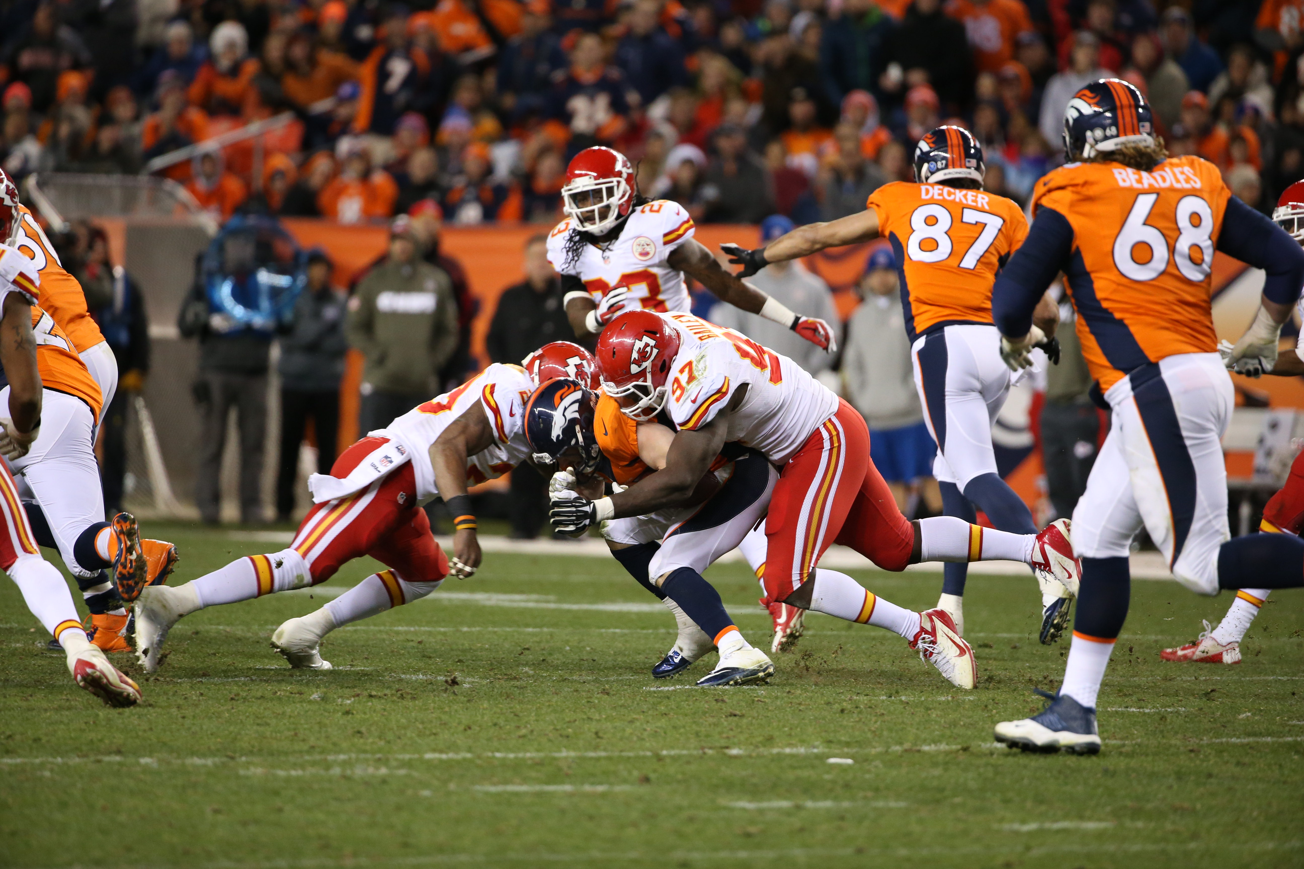 CHIEFS BRONCOS FOOTBALL
