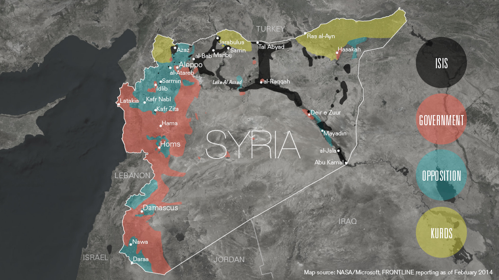 syria map