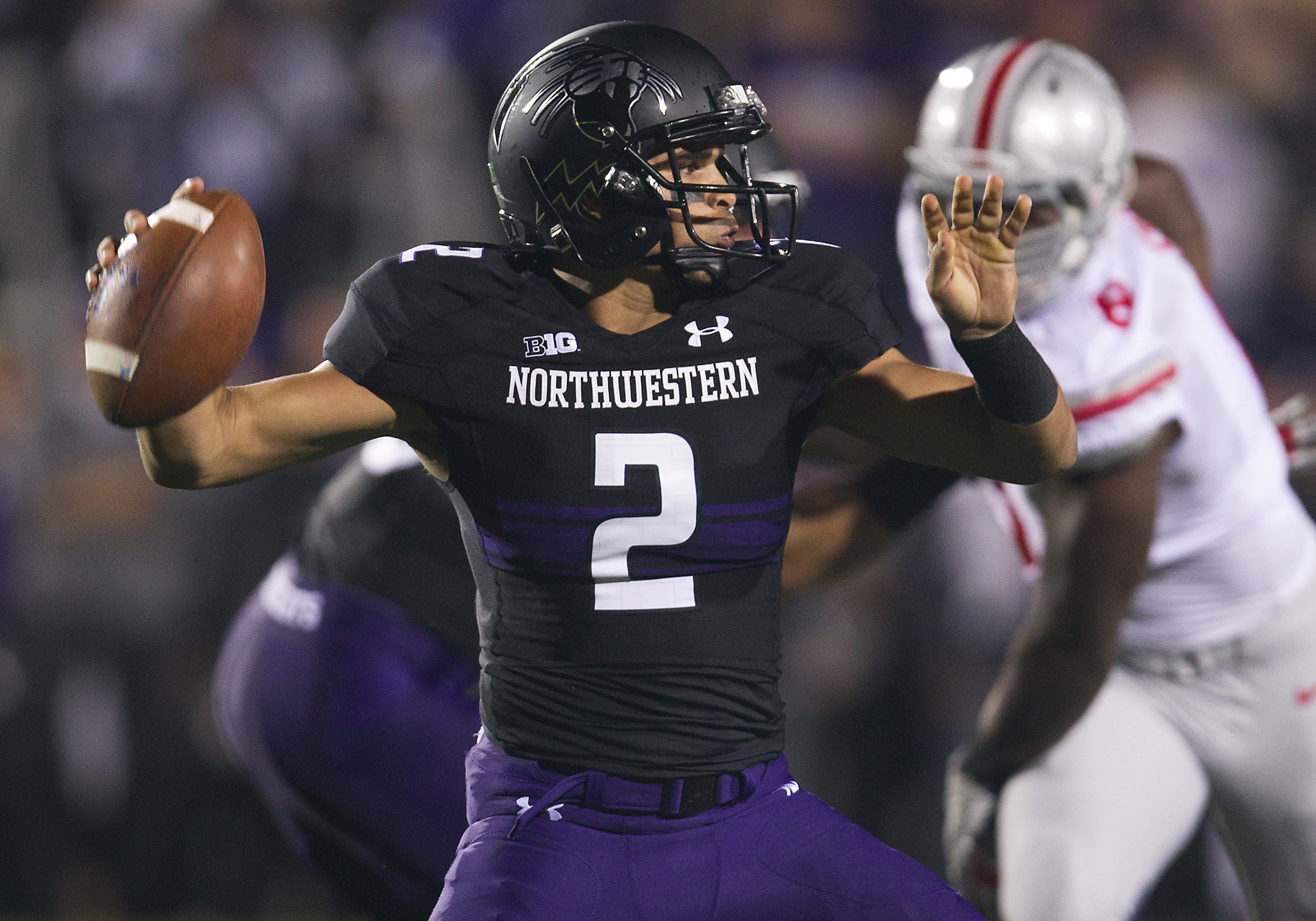 NCAA FOOTBALL 2013: OHIO STATE VS NORTHWESTERN OCT 05