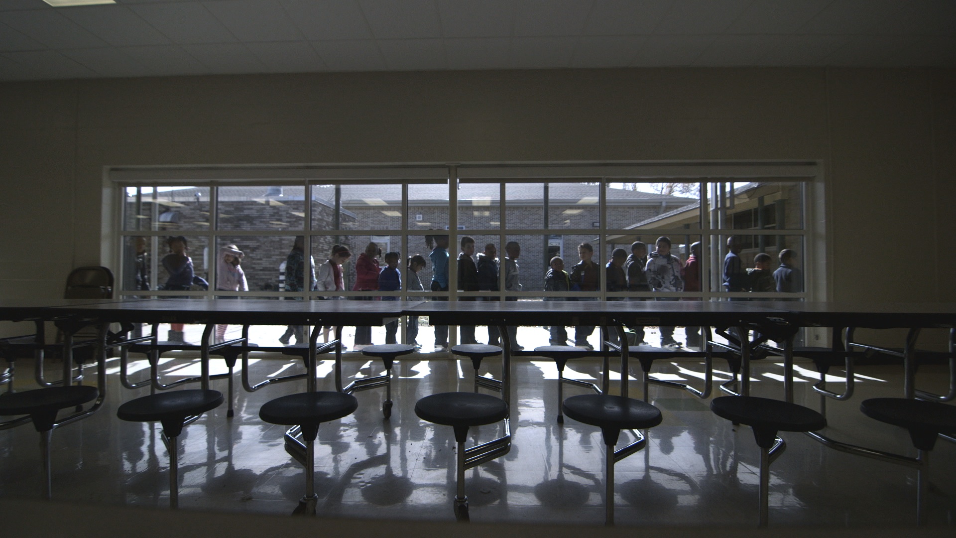 Separate and Unequal school window