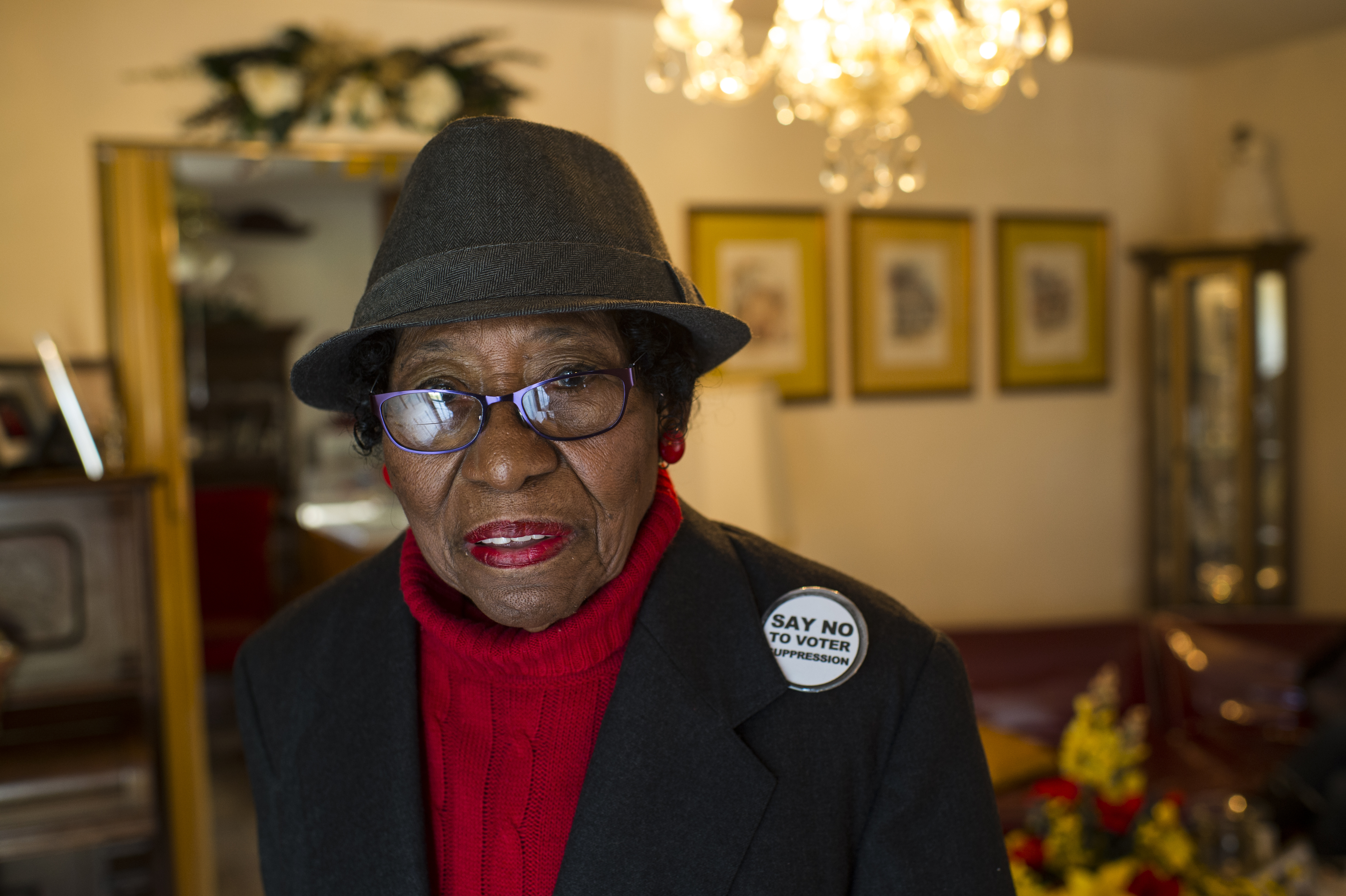 Rosanell Eaton brings a lawsuit over North Carolina's controversial voter ID law