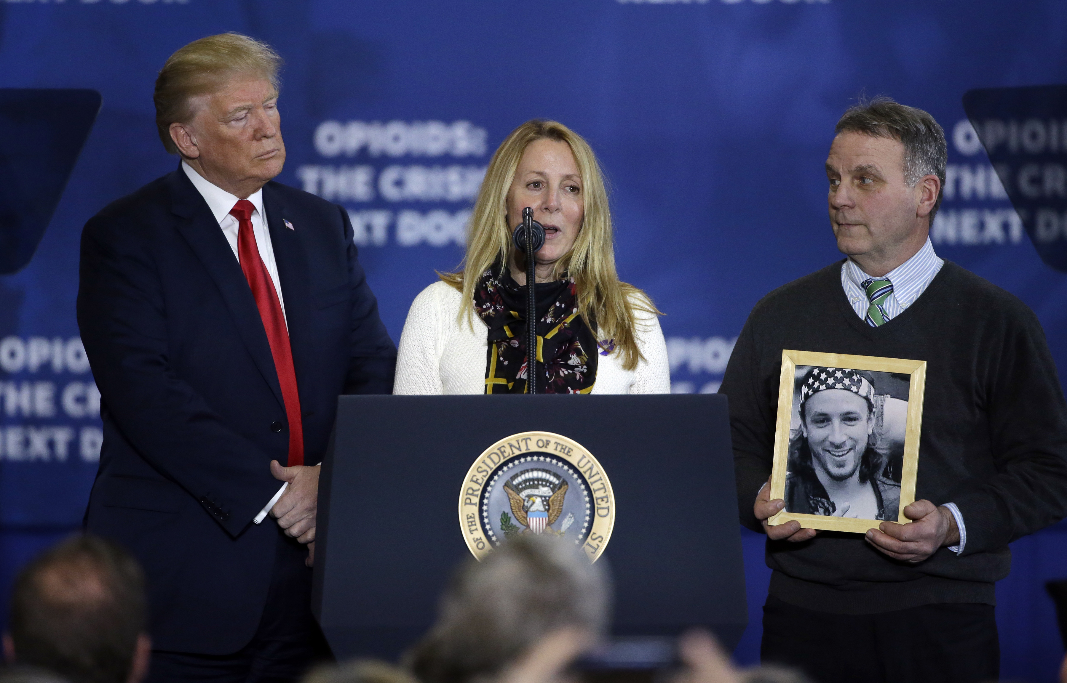 Donald Trump, Jeanne and Jim Moser