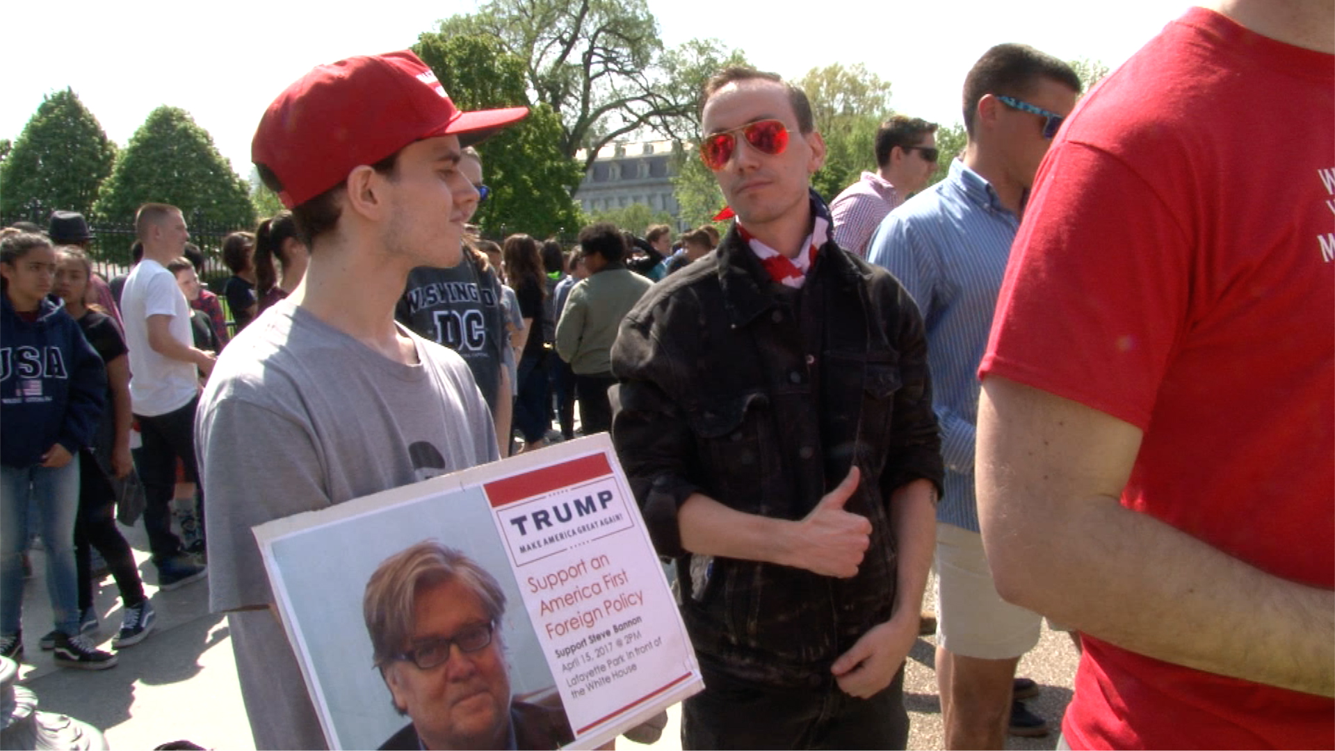 Jeffrey Clark at rally