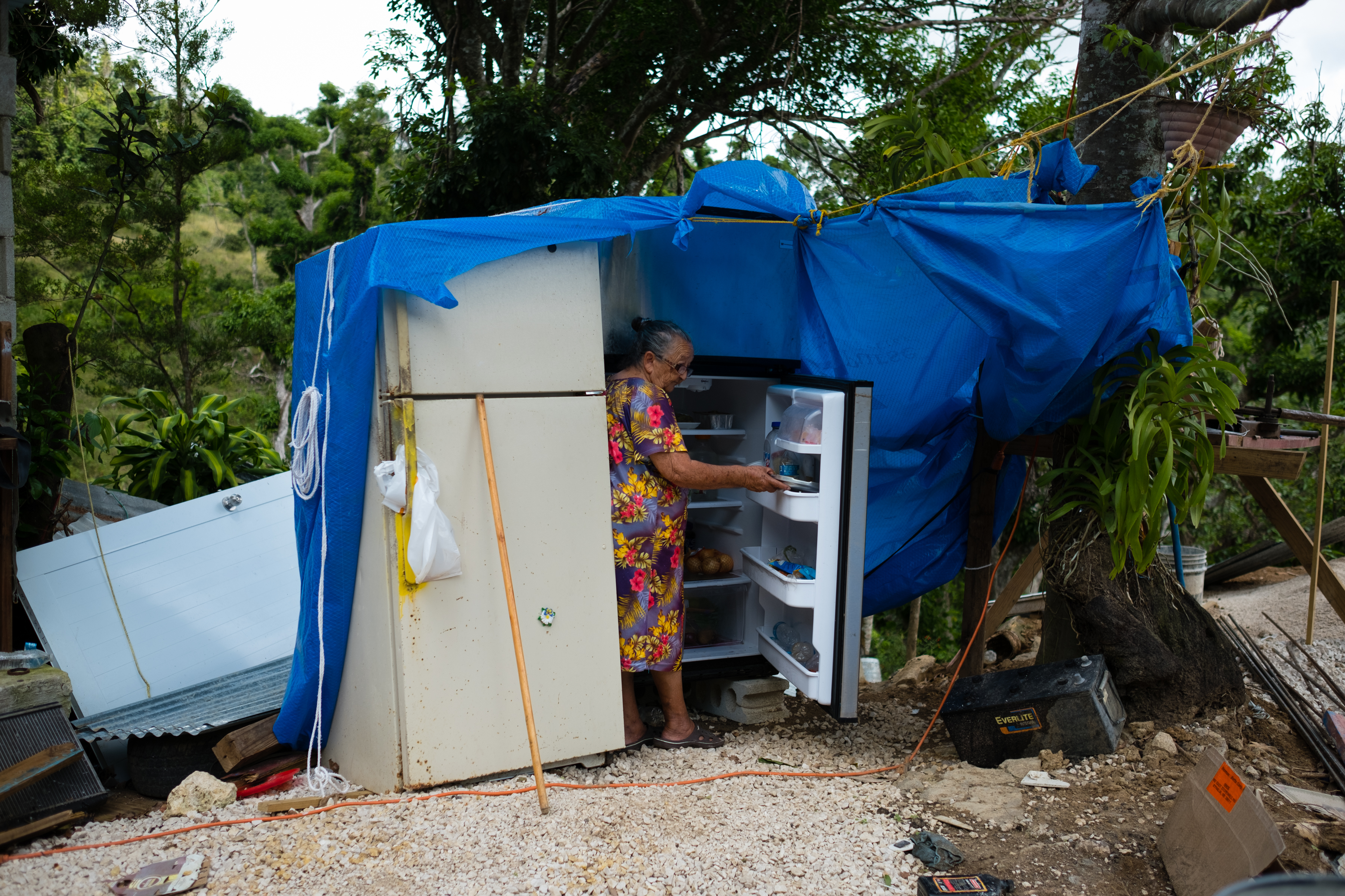 Outdoor kitchen in Villalba, Puerto Rico