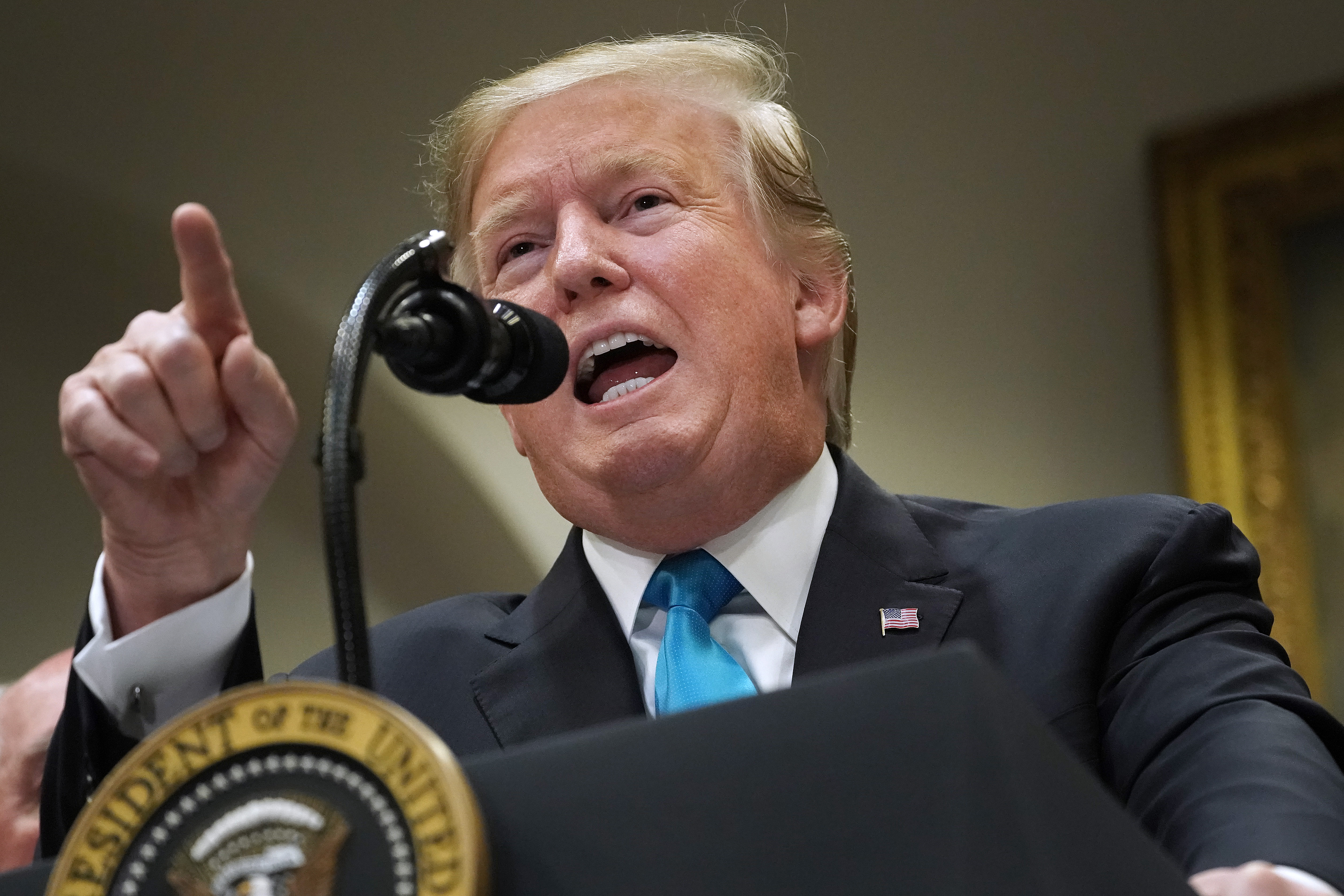 President Donald Trump Delivers Remarks At The White House In Support Of Farmers And Ranchers