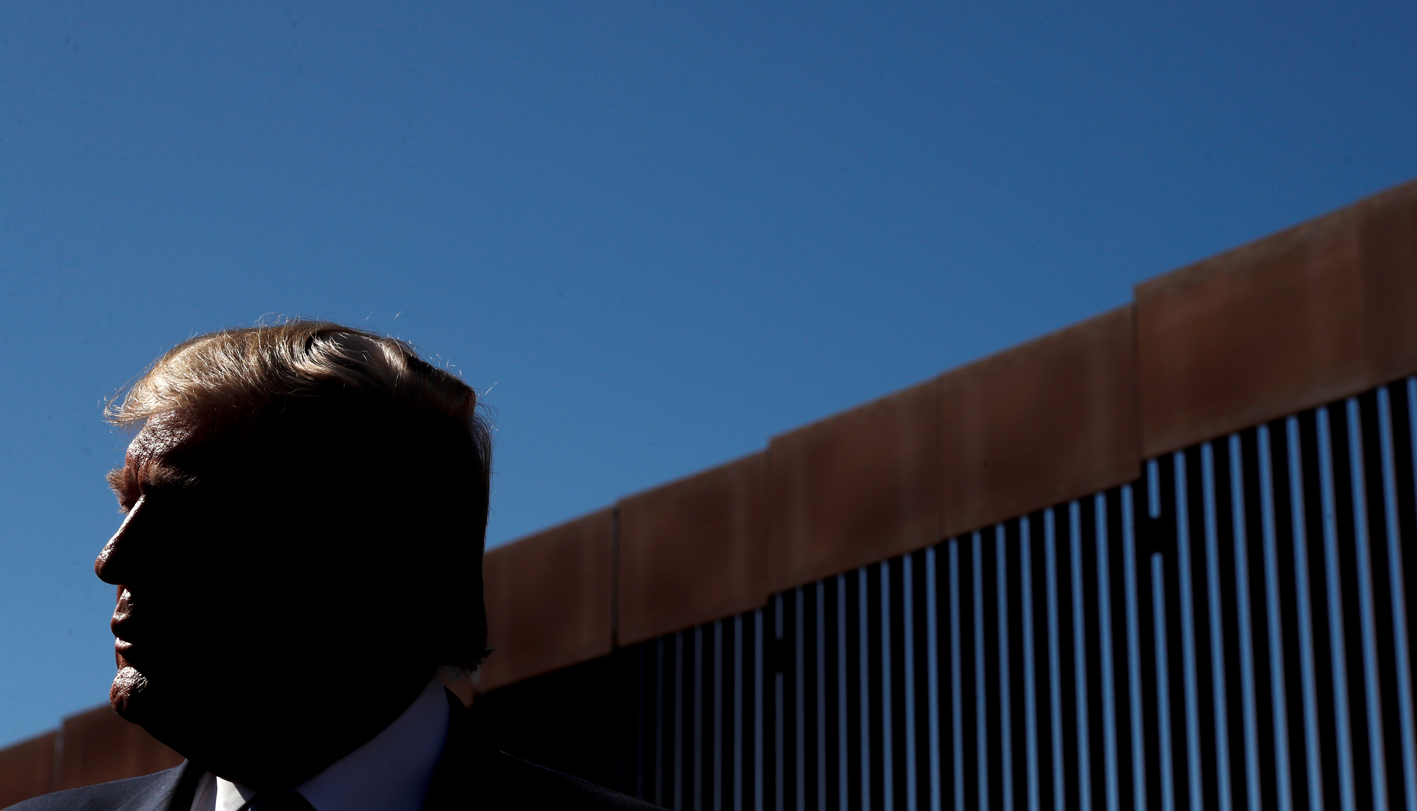 U.S. President Trump visits the U.S.-Mexico Border in Otay Mesa