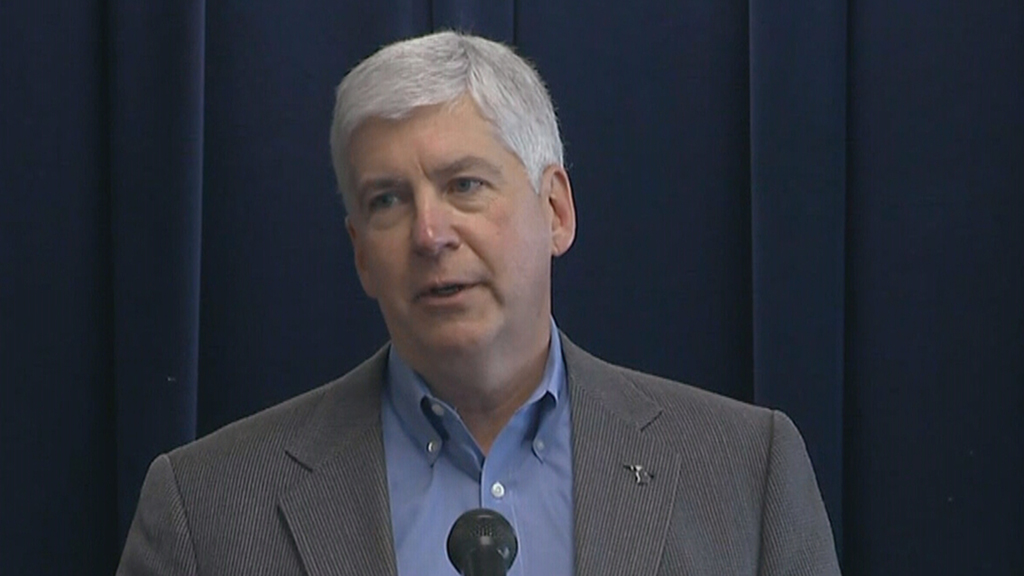 Rick Snyder Flint former Michigan governor