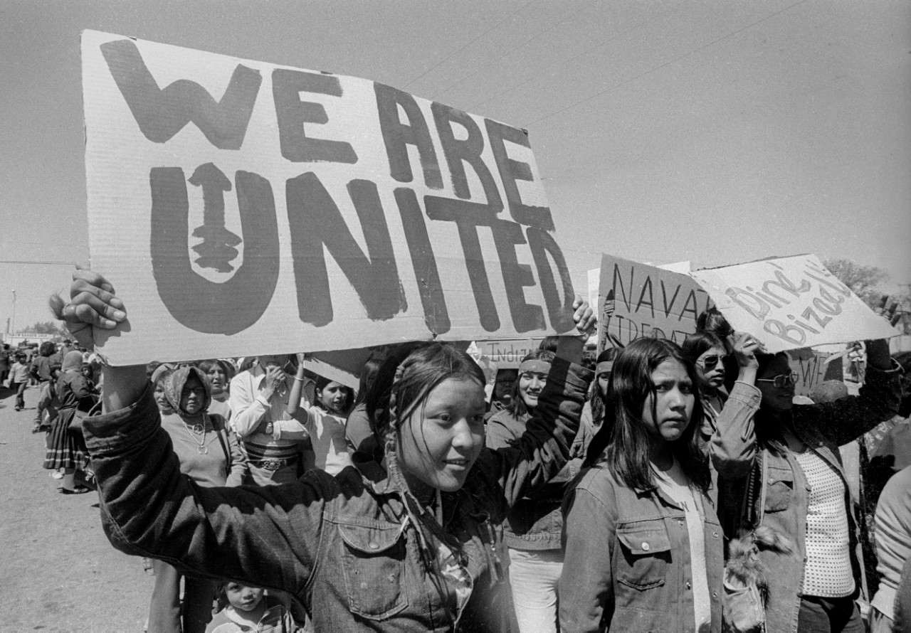 1974 Navajo protest march